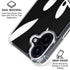 Looney Tunes Bugs Bunny Plain Black and White iPhone 16 MagSafe Case