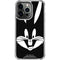 Looney Tunes Bugs Bunny Plain Black and White iPhone 16 Pro Clear Case