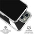 Looney Tunes Bugs Bunny Plain Black and White iPhone 16 Pro Clear Case