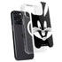 Looney Tunes Bugs Bunny Plain Black and White iPhone 16 Pro MagSafe Case