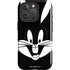 Looney Tunes Bugs Bunny Plain Black and White iPhone 16 Pro Magsafe Impact Case