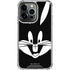 Looney Tunes Bugs Bunny Plain Black and White iPhone 16 Pro Max Clear Case