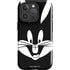 Looney Tunes Bugs Bunny Plain Black and White iPhone 16 Pro Max Impact Case