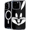 Looney Tunes Bugs Bunny Plain Black and White iPhone 16 Pro Max MagSafe Case