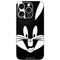 Looney Tunes Bugs Bunny Plain Black and White iPhone 16 Pro Skin