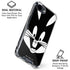 Looney Tunes Bugs Bunny Plain Black and White iPhone 16e Clear Case