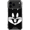 Looney Tunes Bugs Bunny Plain Black and White iPhone 18 Pro Max Clear Case
