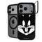 Looney Tunes Bugs Bunny Plain Black and White iPhone 18 Pro Max Kickstand Case