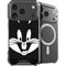 Looney Tunes Bugs Bunny Plain Black and White iPhone 18 Pro Max MagSafe Case