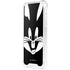 Looney Tunes Bugs Bunny Plain Black and White iPhone XS Clear Case