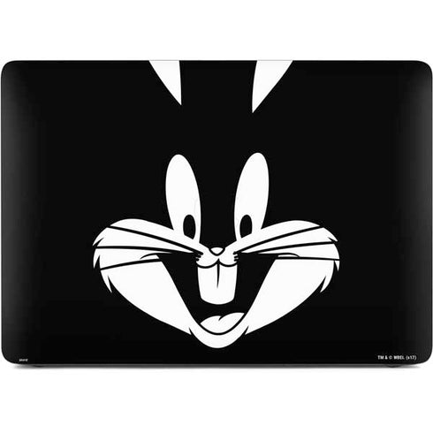 Looney Tunes Bugs Bunny Plain Black and White Apple MacBook Air Skin
