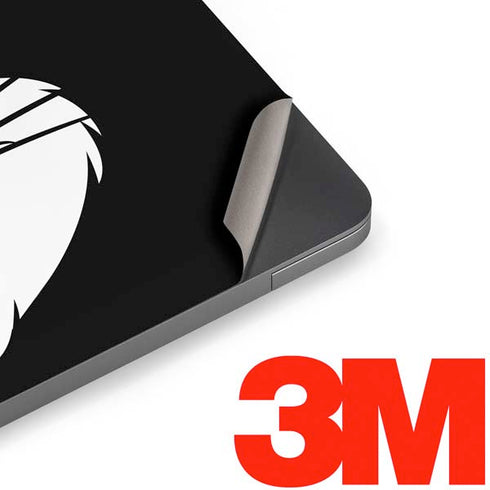 Looney Tunes Bugs Bunny Plain Black and White Apple MacBook Air Skin