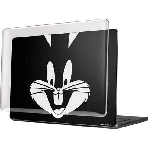 Looney Tunes Bugs Bunny Plain Black and White MacBook Pro 14in (2021-24) Case plus Skin