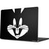 Looney Tunes Bugs Bunny Plain Black and White Apple MacBook Pro 14-inch Skin