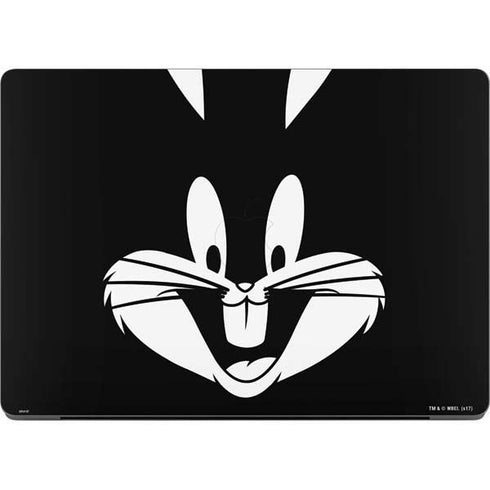 Looney Tunes Bugs Bunny Plain Black and White Apple MacBook Pro 14-inch Skin