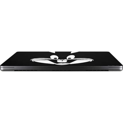 Looney Tunes Bugs Bunny Plain Black and White Apple MacBook Pro 14-inch Skin