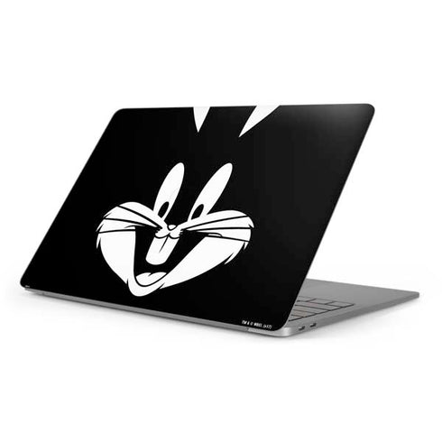 Looney Tunes Bugs Bunny Plain Black and White Apple MacBook Pro 16-inch Skin