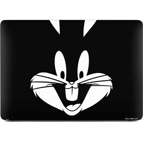 Looney Tunes Bugs Bunny Plain Black and White Apple MacBook Pro 16-inch Skin