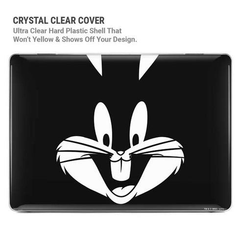 Looney Tunes Bugs Bunny Plain Black and White MacBook Cases