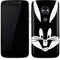 Looney Tunes Bugs Bunny Plain Black and White Moto E5 Play Skin
