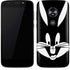Looney Tunes Bugs Bunny Plain Black and White Moto E5 Play Skin