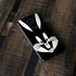 Looney Tunes Bugs Bunny Plain Black and White Moto E5 Plus Skin