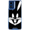 Looney Tunes Bugs Bunny Plain Black and White Moto G Play 4G (2024) Clear Case