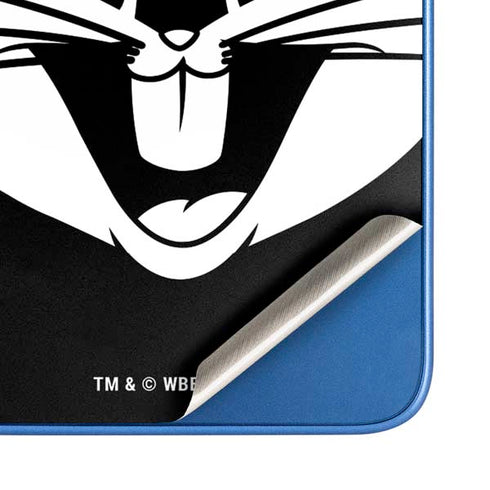 Looney Tunes Bugs Bunny Plain Black and White Moto G Play 4G (2024) Skin