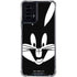 Looney Tunes Bugs Bunny Plain Black and White Moto G Power 5G (2024) Clear Case