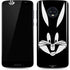 Looney Tunes Bugs Bunny Plain Black and White Moto G6 Skin