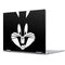 Looney Tunes Bugs Bunny Plain Black and White Pixelbook Skin