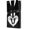 Looney Tunes Bugs Bunny Plain Black and White PS5 Pro Console Skin