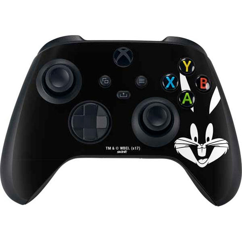 Looney Tunes Bugs Bunny Plain Black and White Xbox Series X Bundle Skin