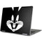Looney Tunes Bugs Bunny Plain Black and White Yoga 710 14in Skin