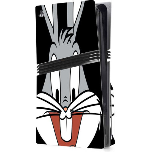 Looney Tunes Bugs Bunny PS5 Pro Disk Console Skin