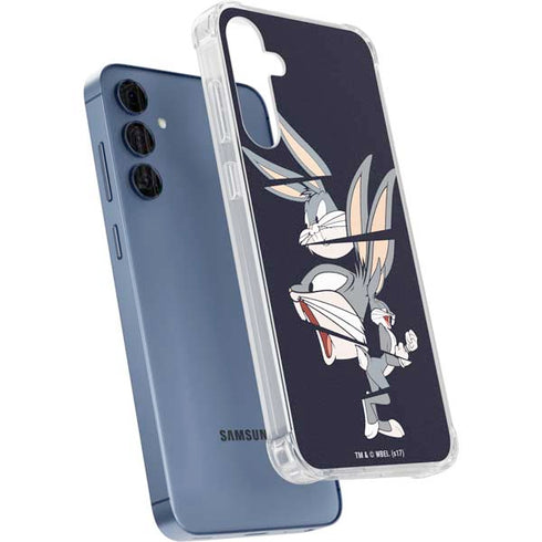 Looney Tunes Bugs Bunny Sliced Galaxy A55 5G Clear Case