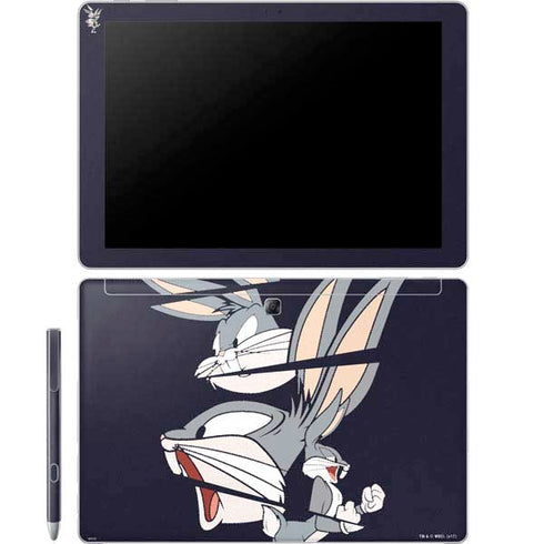 Looney Tunes Bugs Bunny Sliced Galaxy Book 12in Skin