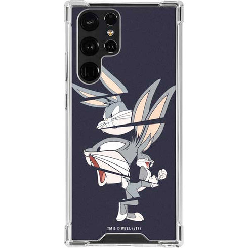 Looney Tunes Bugs Bunny Sliced Galaxy S23 Ultra Clear Case