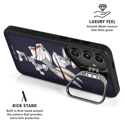 Looney Tunes Bugs Bunny Sliced Galaxy S24 Kickstand Case