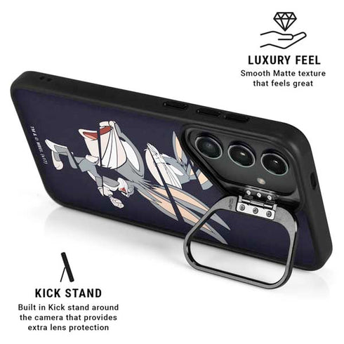 Looney Tunes Bugs Bunny Sliced Galaxy S25 Plus Kickstand Case