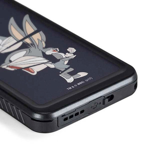 Looney Tunes Bugs Bunny Sliced Galaxy S24 Waterproof Case