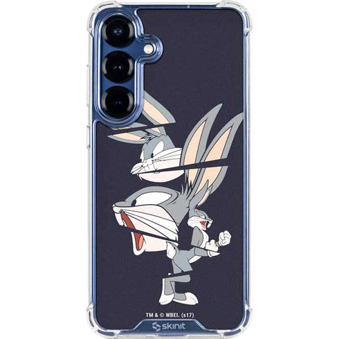 Looney Tunes Bugs Bunny Sliced Galaxy S25 Plus Clear Case