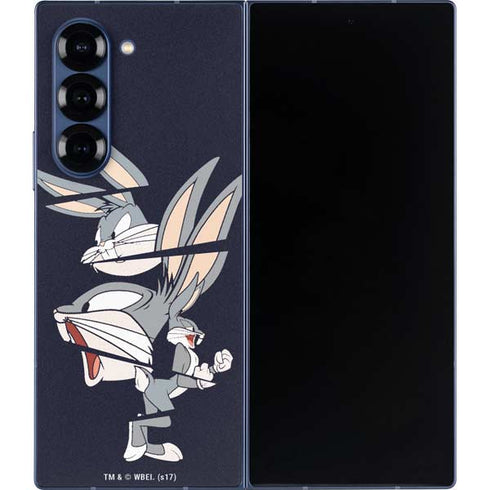 Looney Tunes Bugs Bunny Sliced Galaxy Z Fold6 Skin