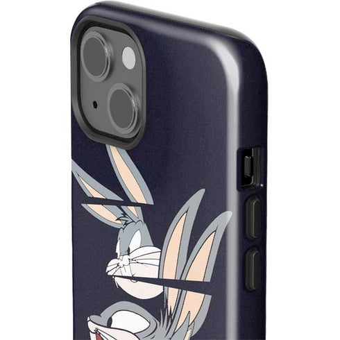 Looney Tunes Bugs Bunny Sliced iPhone 15 Impact Case