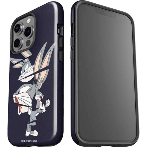 Looney Tunes Bugs Bunny Sliced iPhone 15 Pro Impact Case