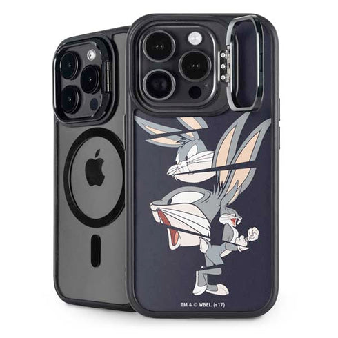 Looney Tunes Bugs Bunny Sliced iPhone 15 Pro Kickstand Case