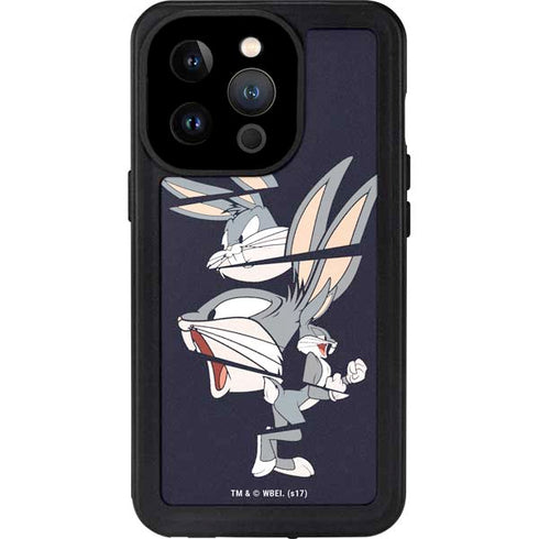 Looney Tunes Bugs Bunny Sliced iPhone 15 Pro Waterproof Case