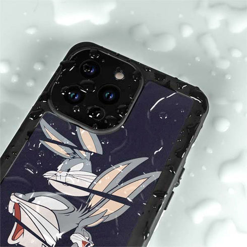 Looney Tunes Bugs Bunny Sliced iPhone 15 Pro Waterproof Case