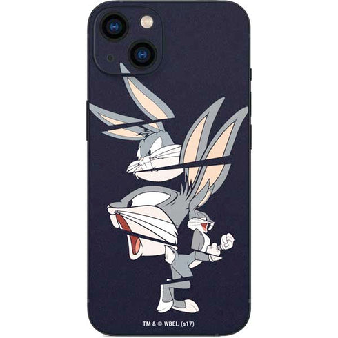 Looney Tunes Bugs Bunny Sliced iPhone 15 Skin