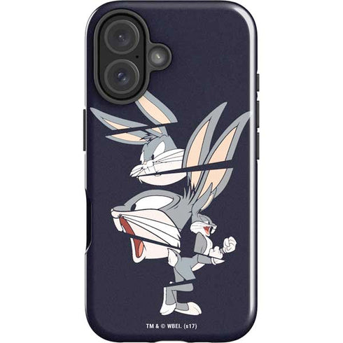 Looney Tunes Bugs Bunny Sliced iPhone 16 Impact Case